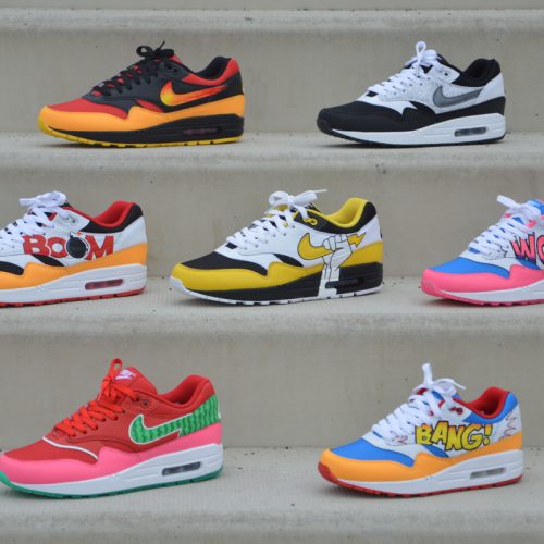 Ruim assortiment custom Nike sneakers