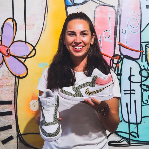 Sneakers verven sales
