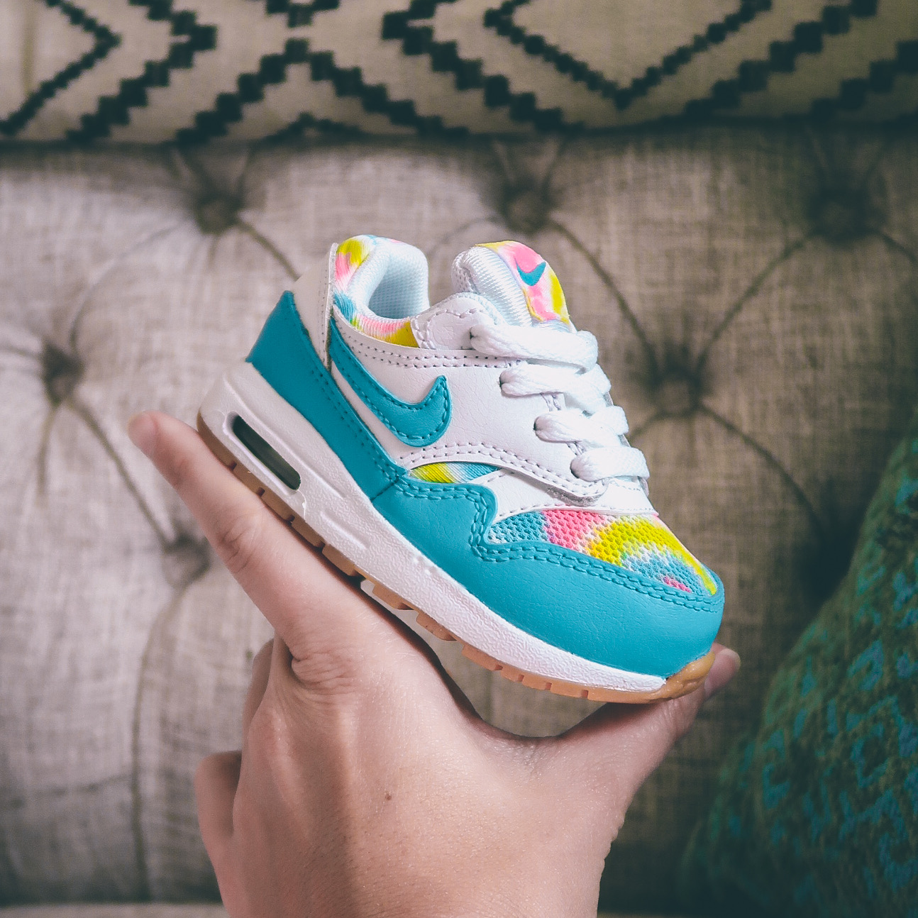 Nike air max 1 “Tie-dye” custom – Customs by BB