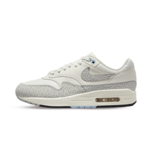 Nike Air Max 1 Safari Summit White FB5059-100 close-up safari print.