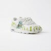 Nike Air Max 90 "Leaf Green" Custom – Handgeschilderd – Maat 22 (1-of-1)